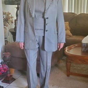 Escada designer grey suit